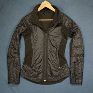 Lululemon Run Bundle Up Jacket Black Full Zip Size 4 Coat